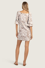 ENTICING DRESS in CANYON CLAY/WHITE additional image 1