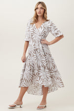 DREAMWORTHY DRESS in CANYON CLAY/WHITE additional image 6