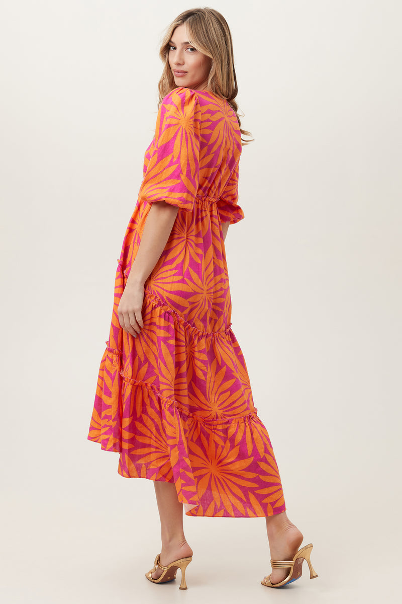 DREAMWORTHY DRESS in SUNSET PINK/TANGERINE DREAM additional image 1