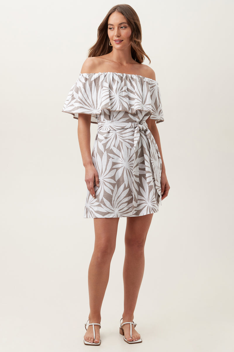 RESTFUL DRESS in CANYON CLAY/WHITE