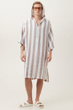 ROBLES CAFTAN in CANYON CLAY/WHITE additional image 3