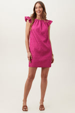 BELLAMY DRESS in SUNSET PINK