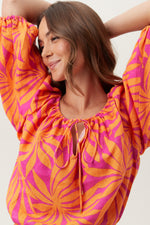 LUNAH TOP in SUNSET PINK/TANGERINE DREAM additional image 9