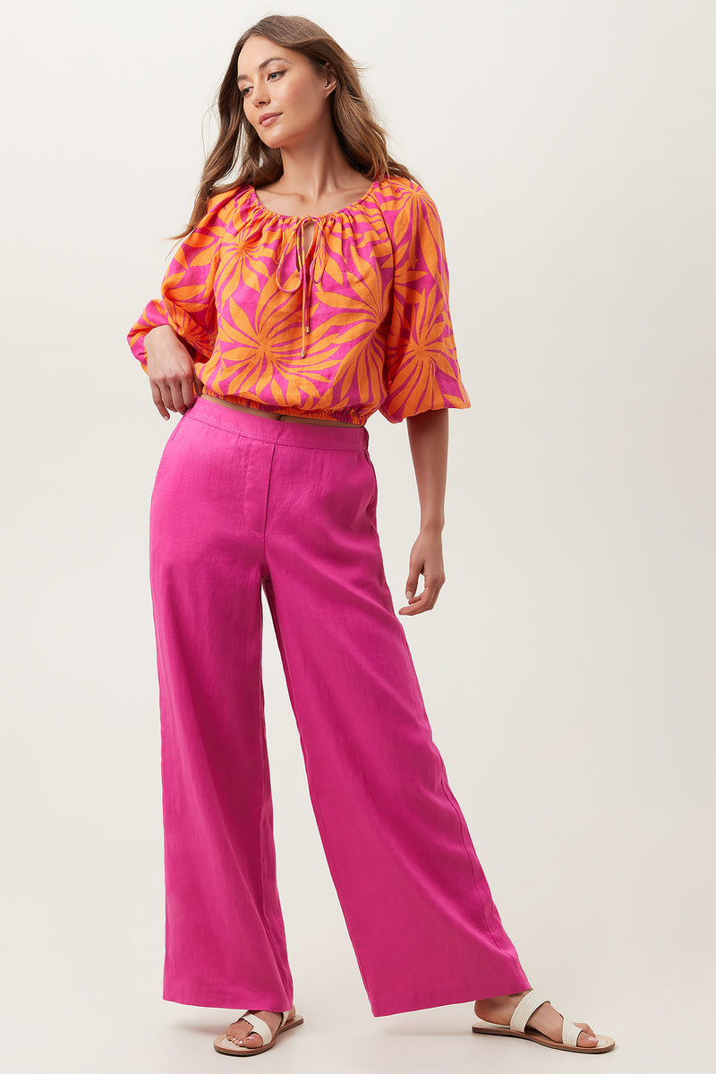 SKYLER PANT in SUNSET PINK additional image 5