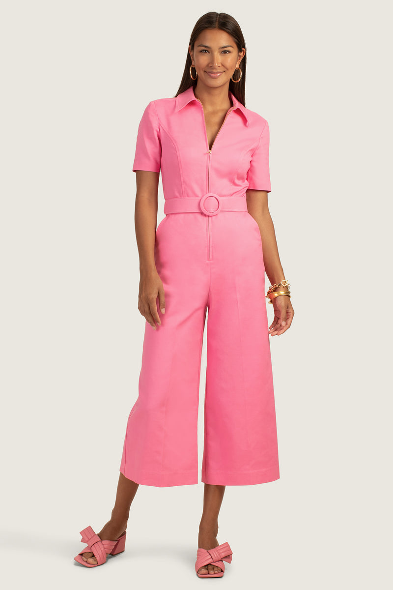 JANNISE JUMPSUIT in COTTON CANDY SKY additional image 4