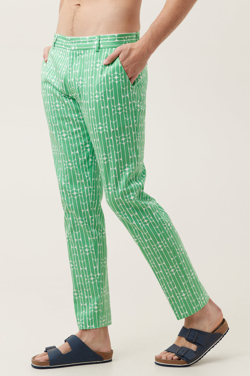 CLYDE SLIM TROUSER in VERT additional image 6