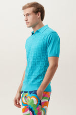 VERNON SHORT SLEEVE POLO in ATMOSPHERE additional image 9