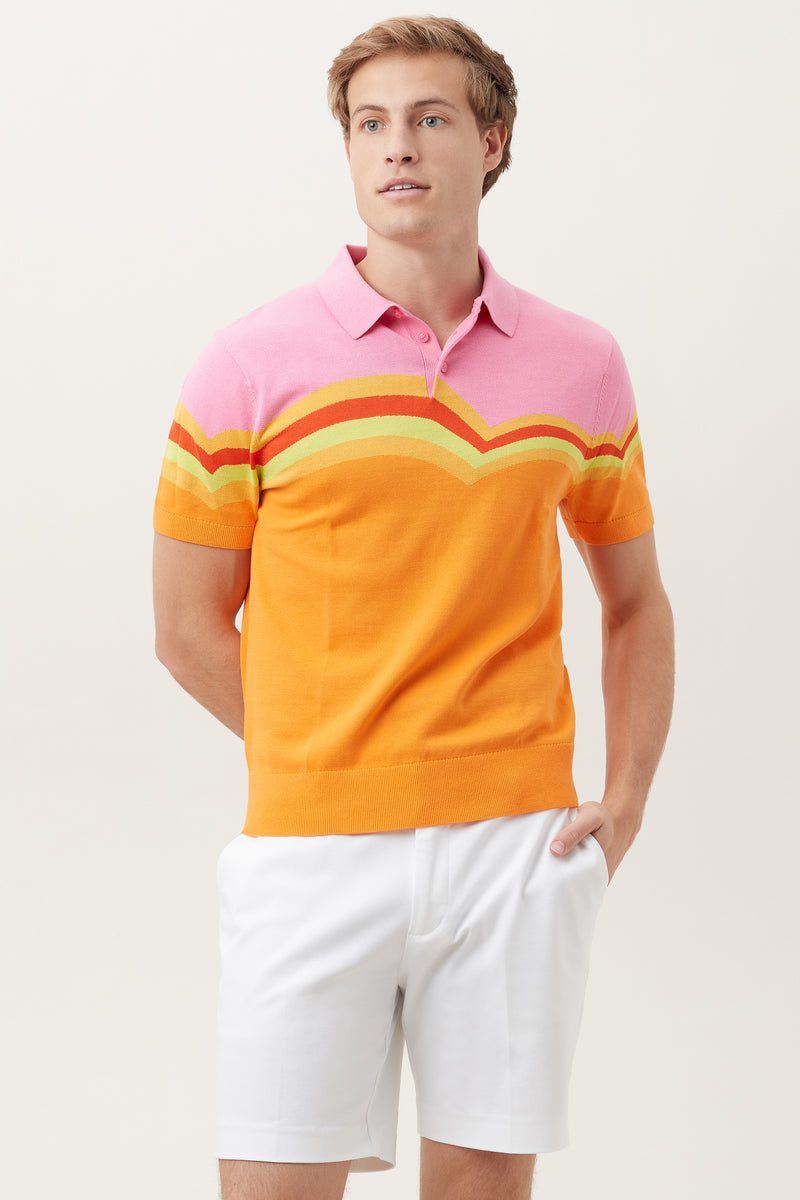 CLOUD 9 SHORT SLEEVE POLO in MULTI additional image 1