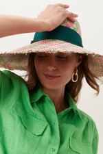 SENSI PAREADO PANAMA HAT in MULTI