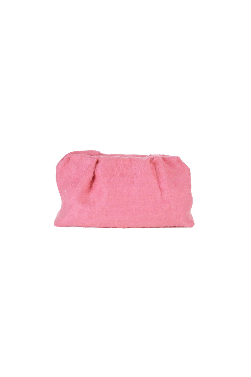 SENSI STUDIO WOOL POUCH in PINK additional image 1