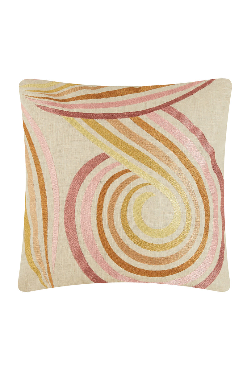 CALEXICO EMB PILLOW 20X20 in LIGHT PINK PINK