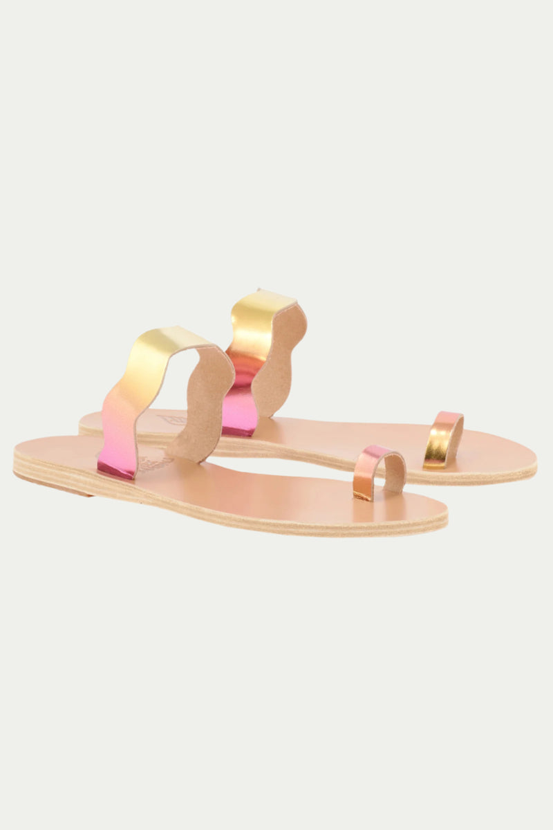 THASOS 2 STRAP SANDAL in TROPICAL PEACH PINK additional image 1