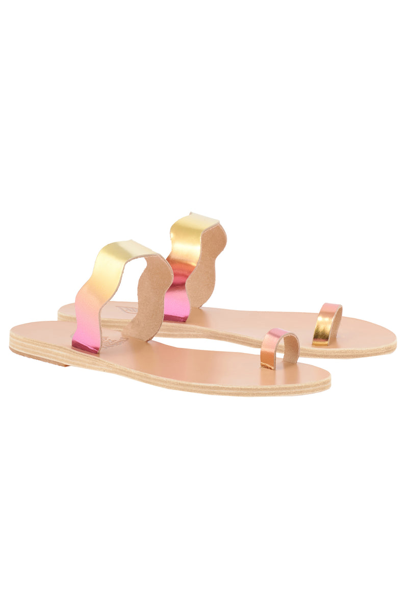 THASOS 2 STRAP SANDAL in TROPICAL PEACH PINK additional image 1