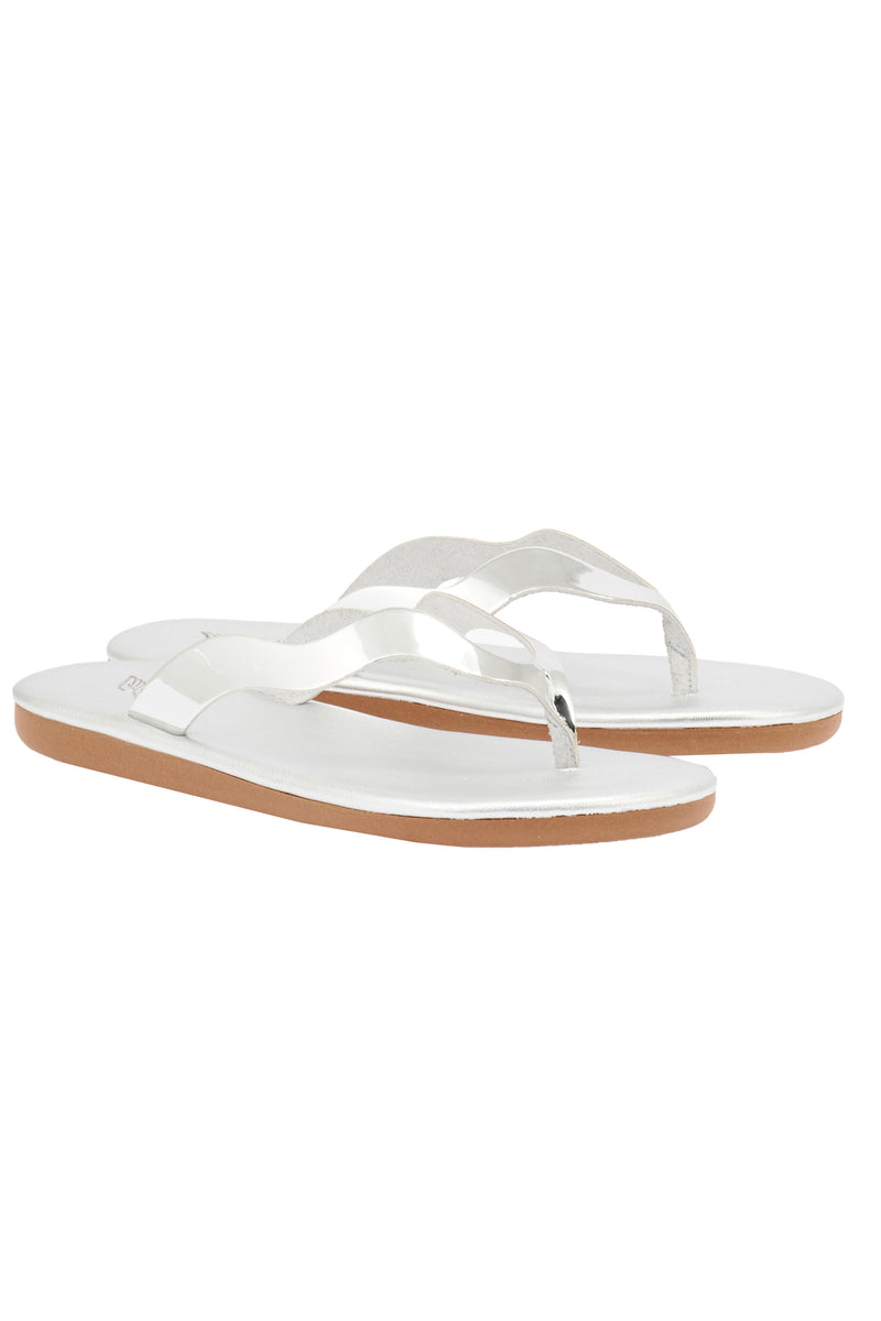 LACONIA FLIP FLOP THONG SANDAL in SILVER GREY additional image 2