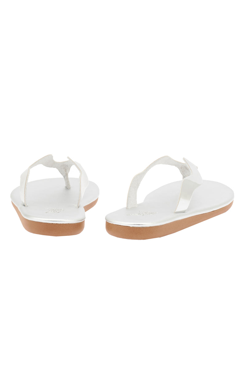 LACONIA FLIP FLOP THONG SANDAL in SILVER GREY additional image 3