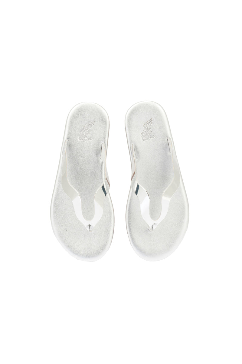 LACONIA FLIP FLOP THONG SANDAL in SILVER GREY additional image 1