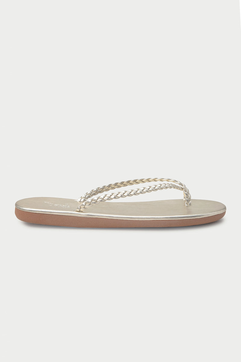 IOULIA THONG SANDAL in PLATINUM GREY