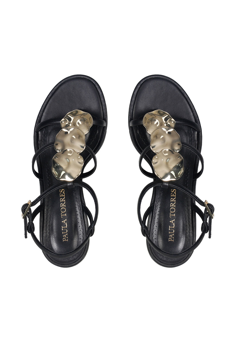 PAULA TORRES MARIE SANDAL in BLACK additional image 2