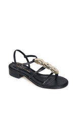 PAULA TORRES MARIE SANDAL in BLACK
