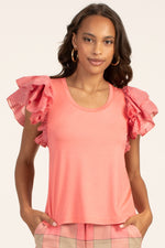 HILARITY TOP in PINK DAWN