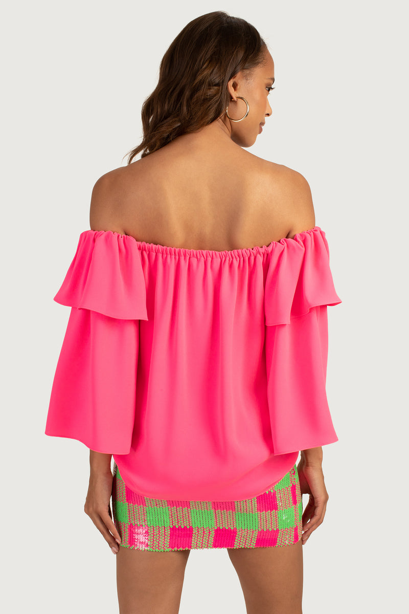 EXCITED TOP in PAPILLON PINK additional image 5