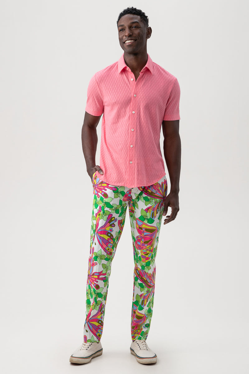 CLYDE SLIM TROUSER in MULTI additional image 3