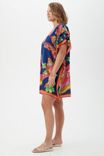 BUTTERFLY THEODORA CAFTAN DRESS in MULTI additional image 2
