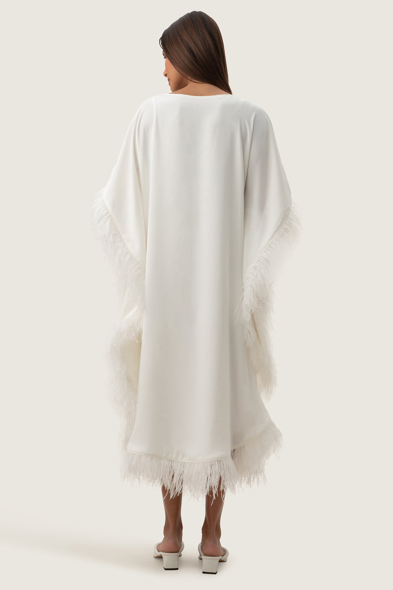 NEENA CAFTAN in WHITEWASH additional image 10