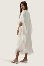 NEENA CAFTAN in WHITEWASH additional image 11