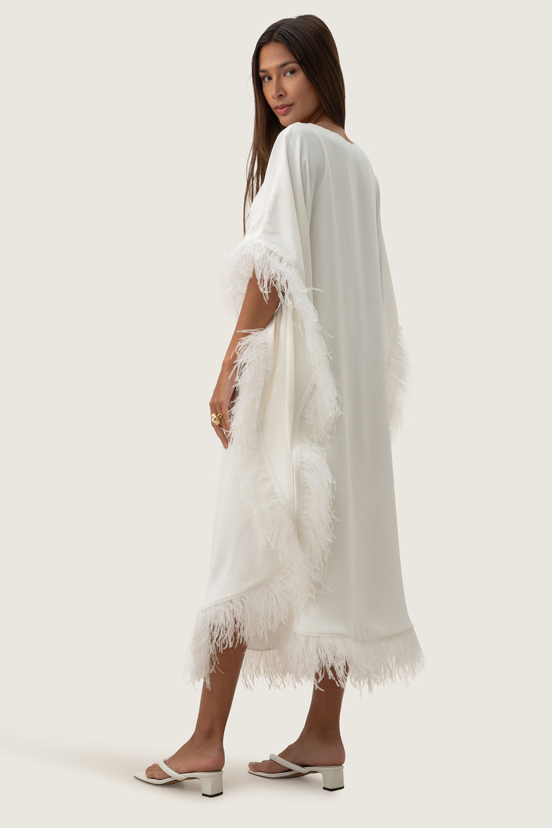 NEENA CAFTAN in WHITEWASH additional image 11