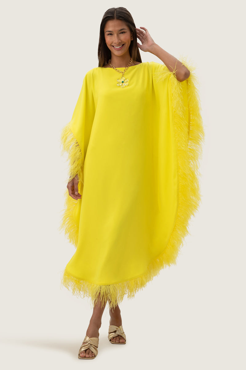 NEENA CAFTAN in CITRON additional image 8