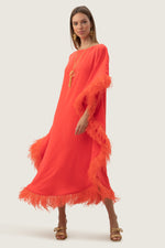NEENA CAFTAN in POPPY additional image 18