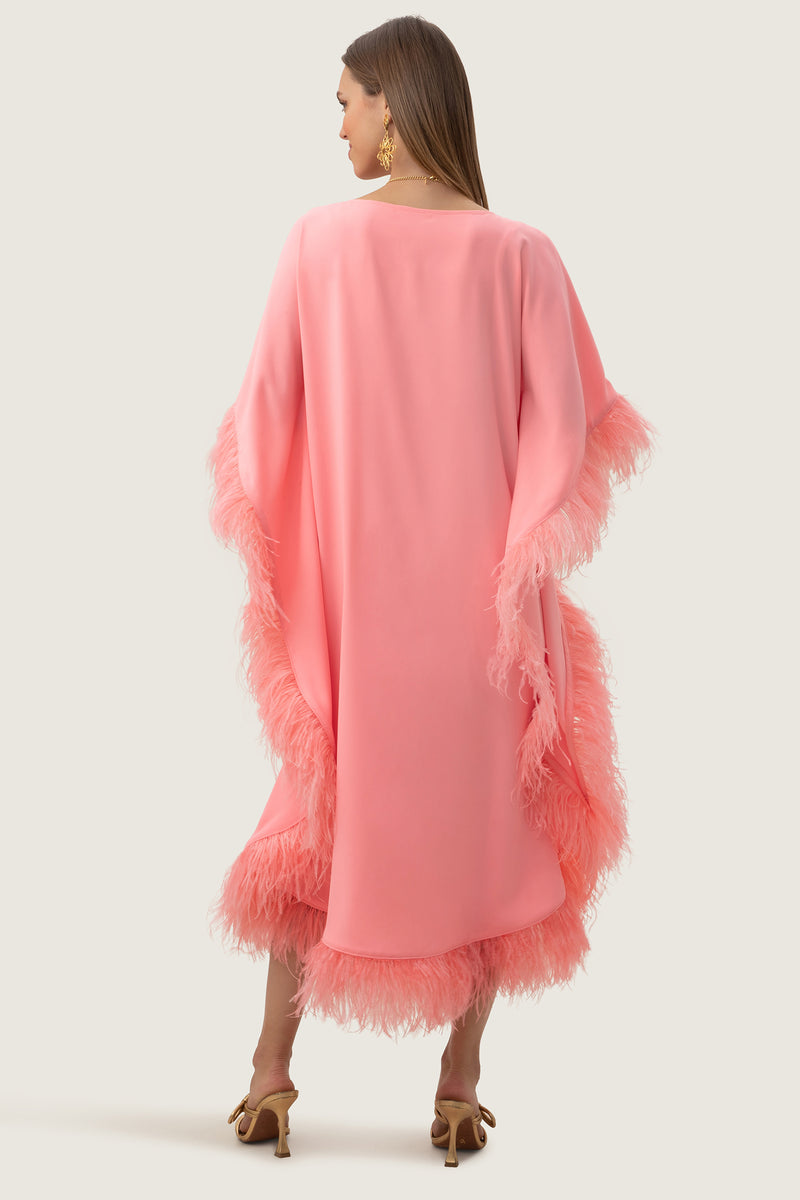 NEENA CAFTAN in FLAMINGO PINK additional image 15
