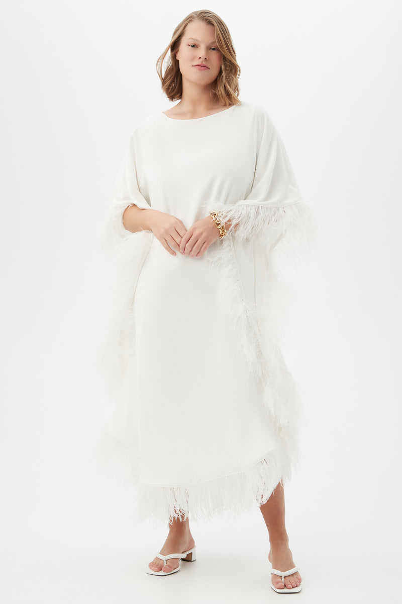 NEENA CAFTAN in WHITEWASH additional image 7