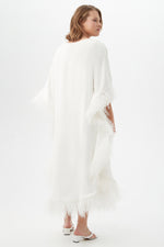 NEENA CAFTAN in WHITEWASH additional image 5