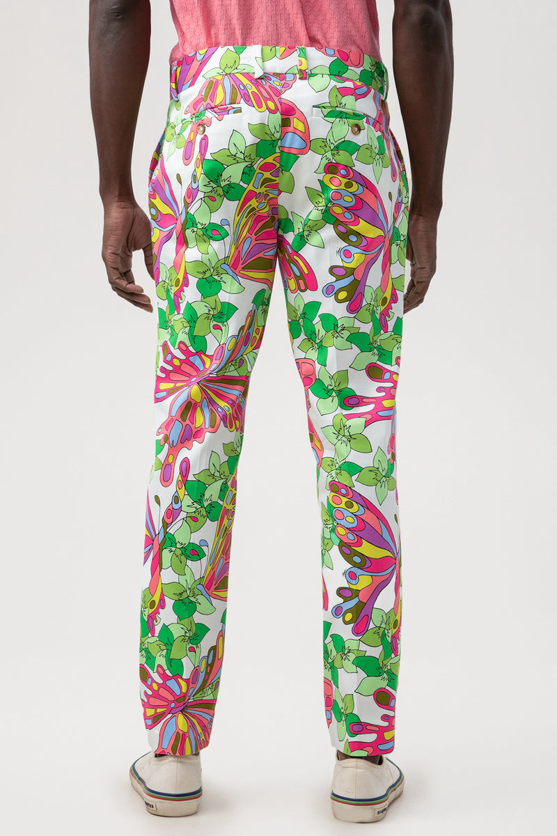CLYDE SLIM TROUSER in MULTI additional image 2