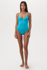 RIPPLE RIB UNDERWIRE EYELETE ONE PIECE in ATMOSPHERE additional image 3