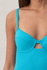RIPPLE RIB UNDERWIRE EYELETE ONE PIECE in ATMOSPHERE additional image 4