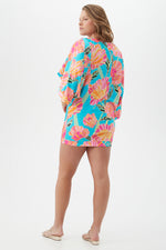 POPPY KIMONO SWIM TUNIC DRESS in MULTI additional image 1