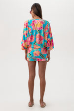 POPPY KIMONO SWIM TUNIC DRESS in MULTI additional image 6