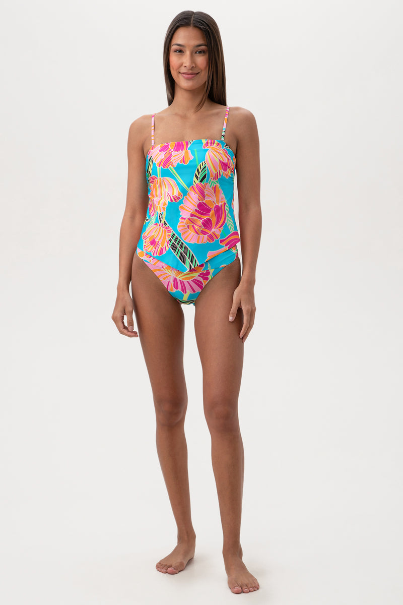 POPPY BANDED TANKINI in MULTI additional image 3