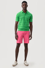 EDISON SHORT SLEEVE POLO in VERT additional image 7