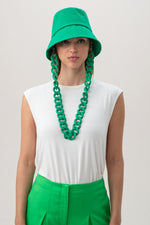 EUGENIA KIM YUKI BUCKET HAT in KELLY GREEN GREEN additional image 1
