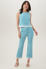 LULU PANT in BLUE BAYOU WHITEWASH additional image 6