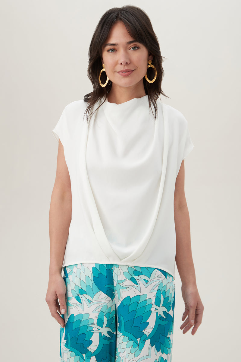 ODILIA TOP in WHITEWASH additional image 6