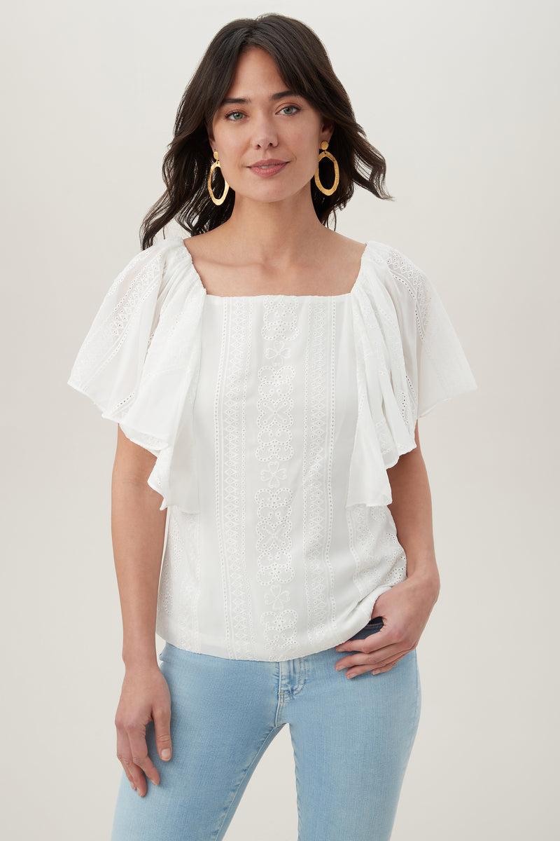 HOLLYWOOD TOP in WHITEWASH additional image 4