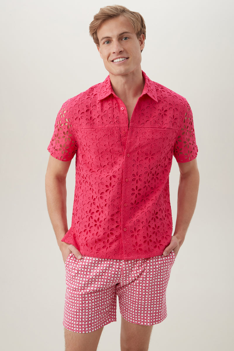 ESTEBAN SHIRT in PASSION PINK PINK additional image 6