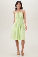 HAIGHT DRESS in LIMEADE GREEN