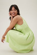 HAIGHT DRESS in LIMEADE GREEN additional image 7