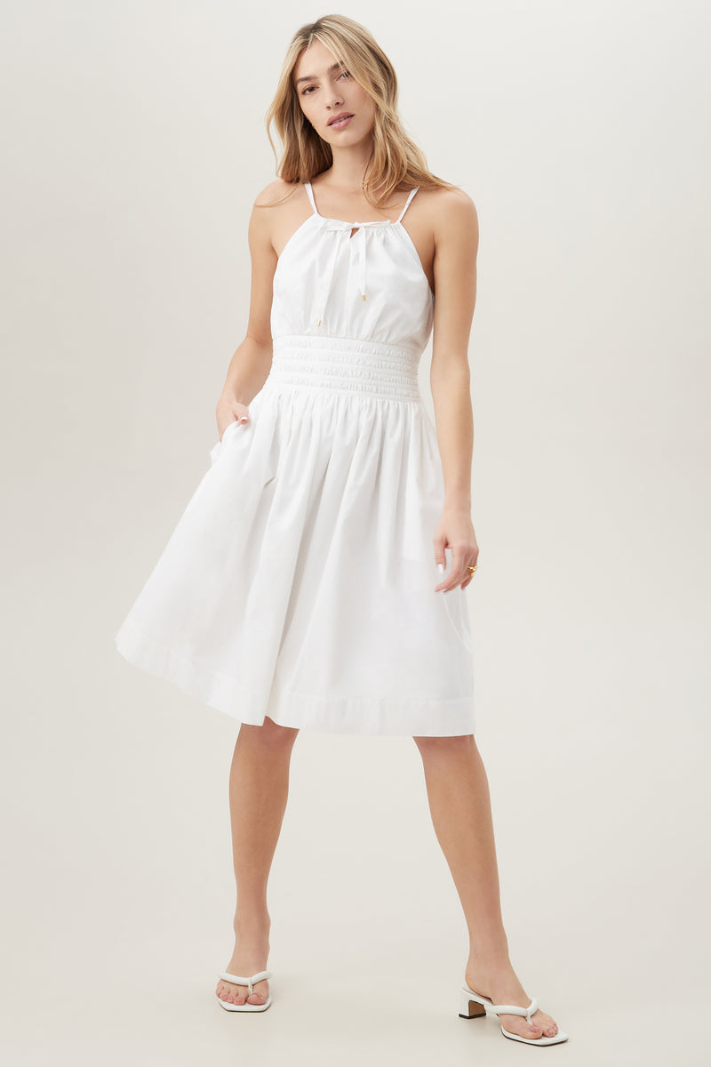 HAIGHT DRESS in WHITE additional image 3